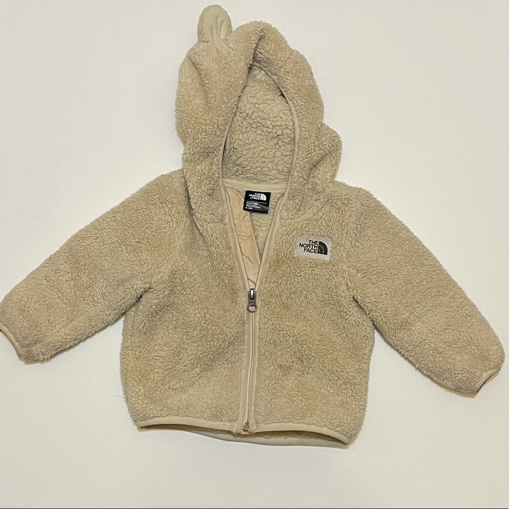 The north face Sherpa baby jumper size 6-12 months